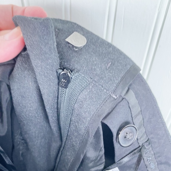 Jil Sander Women's Dark Grey Wool Blend Career Pants Trousers Size 40 US Size 8 - Picture 7 of 8